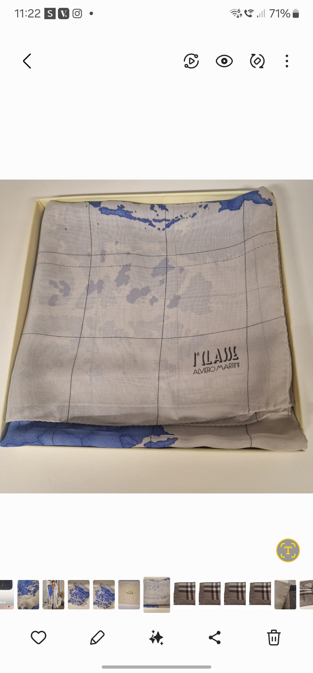 FOULARD STOLA 1°CLASSE