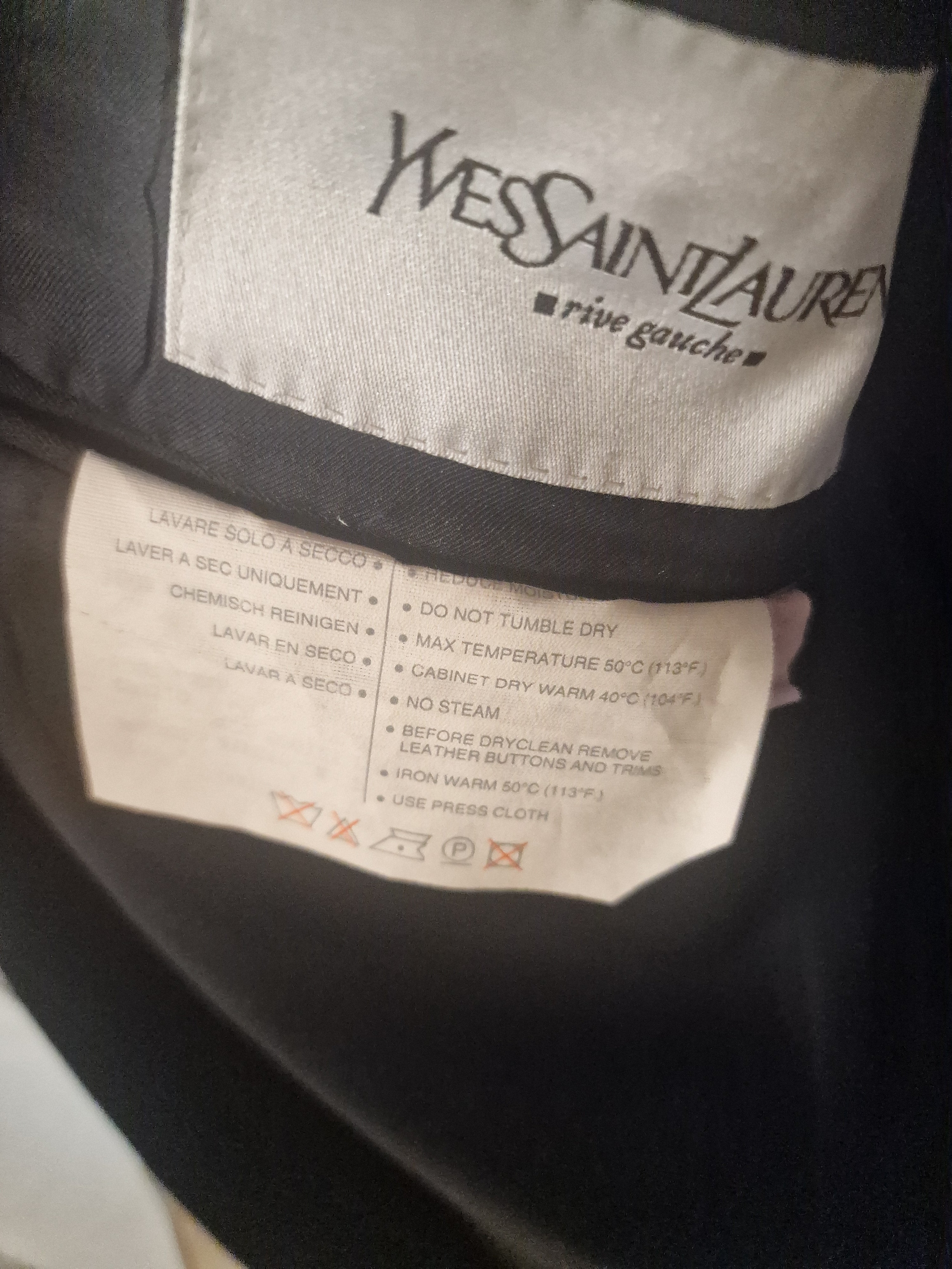 Cappotto Yves Saint Lauren